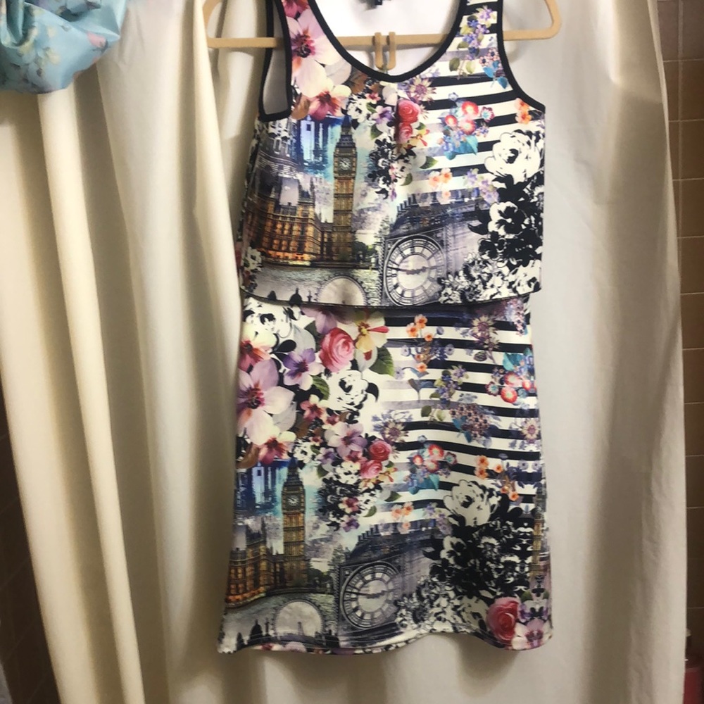 Scuba fabric skirt set